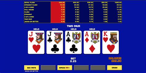 video poker online gratis